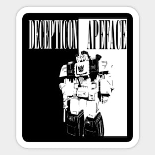 Decepticon Apeface Sticker